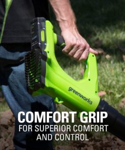 Greenworks 24V Cordless String Trimmer and Blower Combo Pack, 2Ah Battery and Charger Included STBA24B210 12" Trimmer + Blower (2.0Ah) 24 71r6mkGGjS