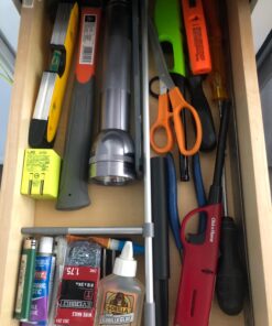 PRACTICAL COMFORT Kitchen Drawer Organizer for Silverware Utensils Flatware 9 Dividers Set | MEDIUM | 3 Dividers 17.5" to 19.7" + 6 Dividers 3.8" 42 71r7MBf54L