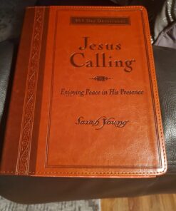Jesus Calling, Large Text Brown Leathersoft, with full Scriptures: Enjoying Peace in His Presence (a 365-day Devotional) Imitation Leather 30 71r8bXIjInL
