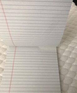 Amazon Basics Narrow Ruled Lined Writing Note Pad, 5 inch x 8 inch, White, 12 Count (12 Pack of 50 pages) 5-Inch by 8-Inch 49 71r91X7qoxL