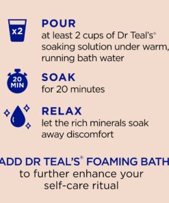 Dr Teal's Pure Epsom Salt, Soothe & Comfort with Oat Milk & Argan Oil, 3lbs (Packaging May Vary) 3 Pound (Pack of 1) 22 71r9e2EKxDL