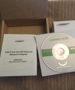 UGREEN Ethernet Adapter USB to 10 100 Mbps Network Adapter RJ45 Wired LAN Adapter for Laptop PC Compatible with Nintendo Switch Wii Wii U MacBook Chromebook Surface Windows macOS Linux (Black) Black 49 71r9yvfhS7L