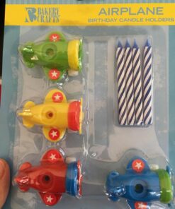 Airplane Candle Holders with Candles 12 71rAjFBgvuL