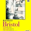 Strathmore 300 Series Bristol Paper Pad, Smooth, Tape Bound, 9x12 inches, 20 Sheets (100lb/270g) - Artist Paper for Adults and Students - Markers, Pen and Ink Tape Binding 5 71rB0ZkOYsL