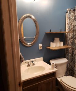 MHMYDZ 4 Pcs Black Steel Heavy Duty"L" Corner Brace Joint Angle Bracket Shelf Bracket Wall Hanging with Screws 125mmX75mm/5 InchX3 Inch Decorative Corner Brackets Joint Angle Bracket 4 Pack(Balck) 38 71rC5QdherL