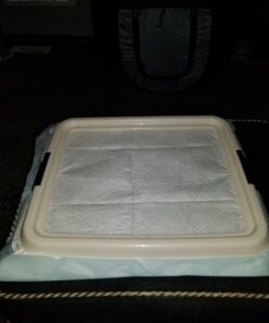 IRIS USA Small Pet Training Pad Holder, Dark Gray 17"x17" 41 71rCX L9ErL