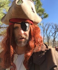 Jack Sparrow Costume Hat for Adults One Size 36 71rDPSj9pL