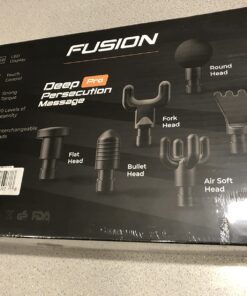 Fusion Black Pro Muscle Massage Gun Deep Tissue Percussion Muscle Massager Gun for Athletes Pain Relief Therapy and Relaxation, Percussion Therapy Chiropractor Spa Massager, Body Massager 32 71rEBVZKToL
