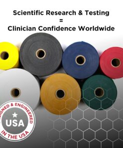 THERABAND Resistance Bands, 6 Yard Roll Professional Latex Elastic Band For Upper & Lower Body, Core Exercise, Physical Therapy, Pilates, Home Workouts, & Rehab, Green, Heavy, Intermediate Level 1 Green - Heavy 18 71rECSN65yL