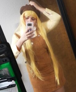MapofBeauty 40" 100cm Anime Costume Long Straight Cosplay Wig Party Wig (Blonde) Blonde 47 71rEhDEGvEL