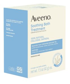 Aveeno Soothing Bath Soak for Eczema, Natural Colloidal Oatmeal, 8 ct. 1.50 Ounce (Pack of 8) 23 71rEm0GyFkL