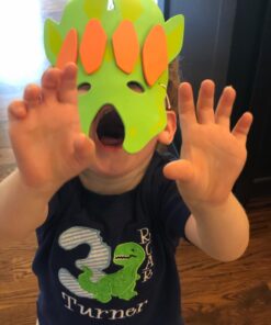 Playscene 1 Dozen Foam Dinosaur Masks, Party Favors For Children (12 Dinosaur Masks) 28 71rFtEjoZoL