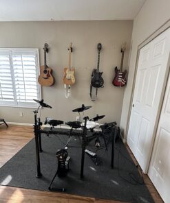 Donner DED-200 Electric Drum Sets with Quiet Mesh Drum Pads, 2 Cymbals w/Choke, 31 Kits and 450+ Sounds, Throne, Headphones, Sticks, USB MIDI, Melodics Lessons (5 Pads, 3 Cymbals) 27 71rFzyoBI6L