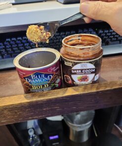 Vegan Cocoa Hazelnut Spread by ChocZero - Keto Friendly, Sugar Free Dessert and Keto Bread Topping - Low Carb Chocolate (1 jar, 12 oz) Dark Chocolate Hazelnut Spread 13 71rHfDzkI1L