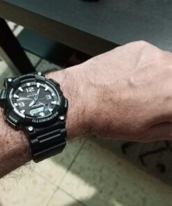 Casio Men's Tough Solar AQ-S810W-1AVCF Sport Combination Watch Black 27 71rIUzQWThL