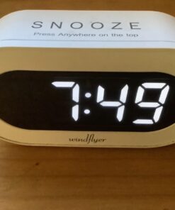 REACHER Small LED Digital Alarm Clock with Snooze, Simple to Operate, Full Range Brightness Dimmer, Adjustable Alarm Volume, Outlet Powered Compact Clock for Bedrooms, Bedside, Desk, Shelf(White) White Digit 31 71rIcQjUNSL