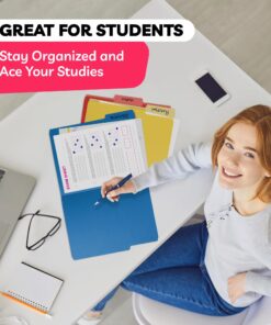 Colored File Folders - Colored Folders - Colored File Folders Letter Size - File Folders - File Folders Letter Size - Color File Folders - Color Folders - (30 Pack, 8.5 x 11", 1/3 Cut Tabs, 5 Colors) 30 Pack 22 71rIt0iHVWL