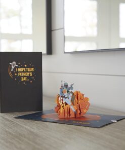 Lovepop Star Wars™ Boba Fett™ Father’s Day Pop-Up Card – Father’s Day Card – Handcrafted 3D Pop-Up Greeting Card – Father’s Day Love Card, 5 x 7” 2022 Design - Boba Fett Father’s Day 8 71rJakzN9L