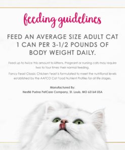 Fancy Feast Chicken Feast Classic Pate Collection Grain Free Wet Cat Food Multi-Pack - (2 Packs of 12) 3 oz. Cans 3 Oz (Pack of 12) 18 71rJyw2xXL 1