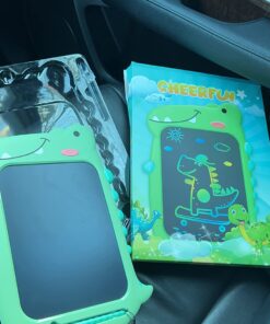 LCD Writing Tablet Kids Toys - CHEERFUN 8.5" Toddler Toys Learning Drawing Board Dinosaur Toys for 3 4 5 6 7 Year Old Boys Girls Birthday Gifts Idea Light Doodle Pad Stocking Stuffers Green 27 71rKbQW16fL