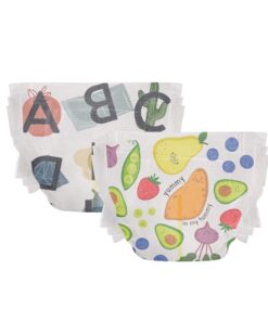 Alternative view of The Honest Company Clean Conscious Diapers | Plant-Based, Sustainable | So Delish + All the Letters | Super Club Box, Size 5 (27+ lbs), 100 Count Size 5 (100 Count)