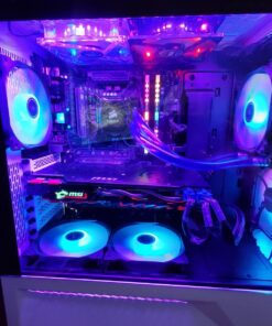 upHere RGB LED 120mm Case Fan,Quiet Edition High Airflow Adjustable Color LED Case Fan for PC Cases, CPU Coolers,Radiators System,5-Pack / C8123 52 71rKqUEt5NL