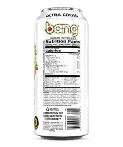 Alternative view of Bang Energy Drinks - 6, 16 ounce cans (Peach Mango) Peach Mango 16 Fl Oz (Pack of 6)