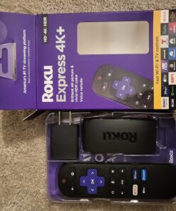 Roku Express 4K+ | Roku Streaming Device 4K/HDR, Roku Voice Remote, Free & Live TV 54 71rLLtuVifL