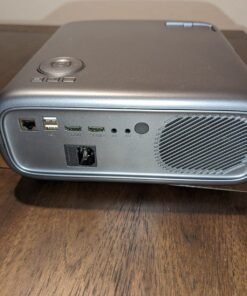 NexiGo PJ40 Projector with WiFi and Bluetooth, Native 1080P, 4K Supported, Projector for Outdoor Movies, 300 Inch, Zoomable, 20W Speakers, Home Theater, Compatible w/TV Stick, iOS, Android (Black) 102 71rN1HMjisL