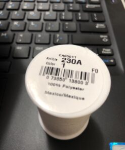 Coats & Clark All Purpose Thread 400 Yards White (One Spool of Yarn) (2 Pack) 13 71rNEWoQvxL