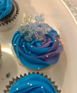 Snowflake Cupcake Rings - Set of 24 26 71rNolmWAyL