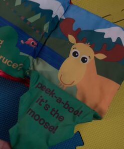 Lamaze Peek-A-Boo Forest Soft Baby Book - Clip-On Cloth Book - Washable Crinkling Fabric Pages for Sensory Play - Teething and Learning Toys for Babies - 6 Months and Up 82 71rOEIZI0AL