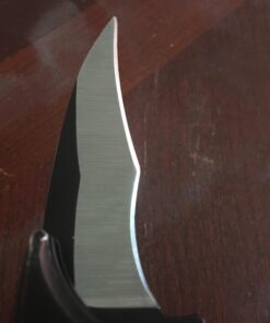 Dark Twin Blade Knife - Double Edge Folding Pocket with clip, 11" Stainless Steel Two Sharp Cut (Black) Black 76 71rOqseCVZL