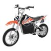 Razor MX650 Dirt Rocket Adult and Teen Ride On High Torque Electric Motocross Motorcycle Dirt Bike, Speeds Up to 17 Miles Per Hour, Orange