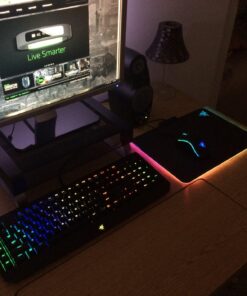 Razer BlackWidow Chroma: Clicky RGB Mechanical Gaming Keyboard - 5 Macro Keys Green Mechanical Switches (Tactile and Clicky) 30 71rPmvmWsKL 1