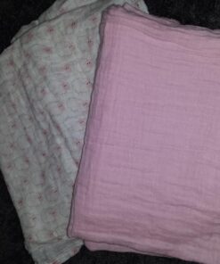 Hudson Baby Unisex Baby Cotton Muslin Swaddle Blankets, Pink Sheep, 2-Pack 20 71rQUozsMBL