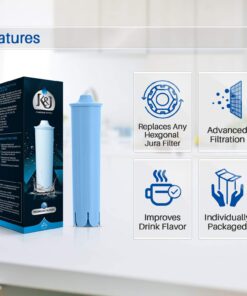 K&J Jura Capresso Clearyl Blue Compatible Water Filters - Replaces Jura Blue Filters (6-pack) 12 71rQXYIquOL