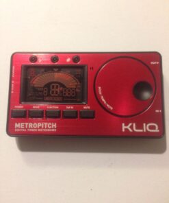 KLIQ MetroPitch - Metronome Tuner for All Instruments - with Guitar, Bass, Violin, Ukulele, and Chromatic Tuning Modes (MetroPitch, Red) 28 71rRlIaSCzL