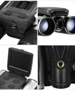 Eoncore 2" LCD Display Digital Binoculars Camera 12x32 5MP Video Photo Recorder Digital Camera Telescope for Watching Bird, Football Game with 8GB TF Card 16 71rSUEGOE0L