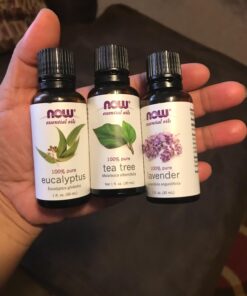 3-Pack Variety of Now Essential Oils: Tea Tree, Eucalyptus, Lavender 14 71rSrmPuPHL