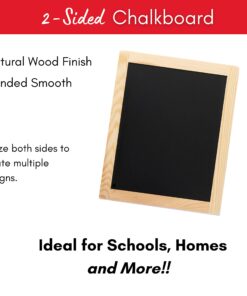 Alternative view of Plaid Double Sided Framed Chalkboard, 8.5"X10.5", 1 Pack