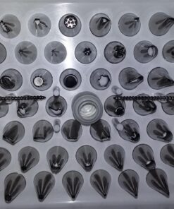 Ateco Cake, 783 55 pc Decorating Tip Set, Silver #783 55 pc Decorating Tip Set 30 71rT3iSlgnL