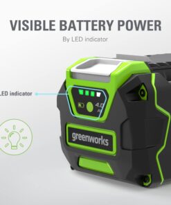 Greenworks 40V 4.0Ah Lithium-Ion Battery (Genuine Greenworks Battery / 75+ Compatible Tools) 4.0Ah Battery 30 71rU jqG97L