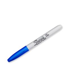 Sharpie Permanent Markers, Fine Point, Blue, Box of 36 7 71rUPCU4 aL