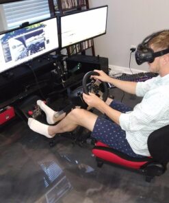 OpenWheeler Advanced Racing Simulator Seat Driving Simulator Gaming Chair with Gear Shift Mount Red 35 71rVN439V7L