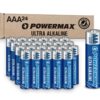 Powermax 24-Count AAA Batteries, Ultra Long Lasting Alkaline Battery, 10-Year Shelf Life, Reclosable Packaging 1 Count (Pack of 24) 19 71rVhSkYrAL