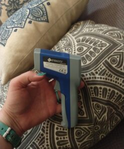 Etekcity Digital Thermometers Non-contact-58°F ~1022°F (-50°C ~ 550°C) ith Adjustable Emissivity & Max Measure for Meat Refrigerator Pool Oven, Blue 61 71rXMJq916L