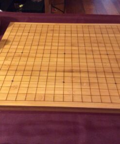 Brybelly Go Set All Natural Bamboo Wood Go Board | Bowls and 361 Bakelite Stones | 2-Player - Classic Chinese Strategy Board Game | Measures 19 x 19in Top Side or 13 x 13in Under Side Beginner's Board 45 71rXS 63PIL