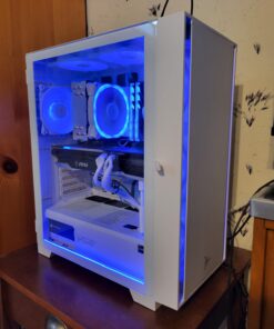 Skytech Gaming Shiva Gaming PC Desktop – AMD Ryzen 5 7600X 4.7 GHz, NVIDIA RTX 4060, 1TB NVME SSD, 32GB DDR5 RAM RGB, 600W Gold PSU, 11AC Wi-Fi, Windows 11 Home 64-bit,White 7600X | 4060 25 71rXWj8lHL