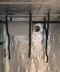 VIVOSUN Ventilation Kit 6 Inch 390 CFM Inline Duct Fan with 6" x 16"Carbon Filter Odor Control System with Australia Virgin Charcoal for Grow Tent Ventilation R6 w/ Carbon Filter 38 71rY0HYhPwL